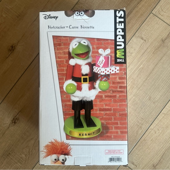 Kermit The Frog Nutcracker Kurt Adler Muppets Christmas Disney 10” NEW IN BOX - Picture 10 of 13